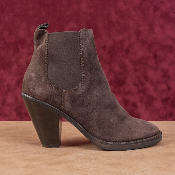 AllSaints Women Evering Western Dark Brown Chelsea Ankle Boots sz 9.5-10US EUR40 - Picture 4 of 8